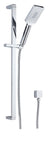 CHROME SQUARE SHOWER SLIDER 3 FUNCTIONS - Bathroom Clearance
