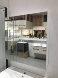 PLYWOOD MIRROR CABINET 600mm 2 doors - Bathroom Clearance