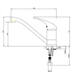 RIMINI LAUNDRY MIXER - Bathroom Clearance