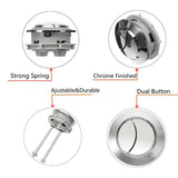 38mm Dual Flush Toilet Tank Round Valve Push Button Water Saving - Bathroom Clearance