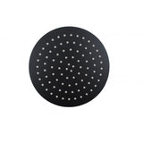 RAIN SHOWER UNIVERSAL INLET - ROUND BLACK