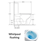 VICTORIA TOILET SUITE - RIMLESS WHIRLPOOL