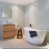 PLYWOOD 900 LIGHT OAK VANITY WITH CERAMIC TOP