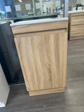 LIGHT OAK FLOORSTANDING VANITY 450MM