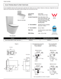 ENGLEFIELD EVORA BACK TO WALL TOILET SUITE WITH LOW PROFILE SEAT