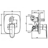 AMERICAN STANDARD SIGNATURE DIVERTER SHOWER MIXER CHROME