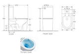 BROOKLYN TOILET SUITE - RIMLESS WHIRLPOOL