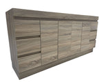 PLYWOOD 1800 LIGHT OAK VANITY FLOORSTANDING WITH POLYMARBLE TOP