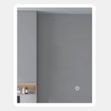 LED mirror rectangle 900MM x 750MM with Rim and Demister Touch Switch 3 Colours