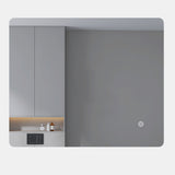 LED mirror rectangle 750MMX900MM Backlit with Demister Touch Switch 3 Colours