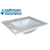 PLYWOOD 900 MATTE WHITE FLUTED VANITY WALLHUNG WITH CERAMIC TOP