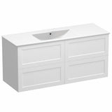 HAMPTON PLYWOOD 1500 WALL-HUNG VANITY WITH SINGLE CERAMIC TOP