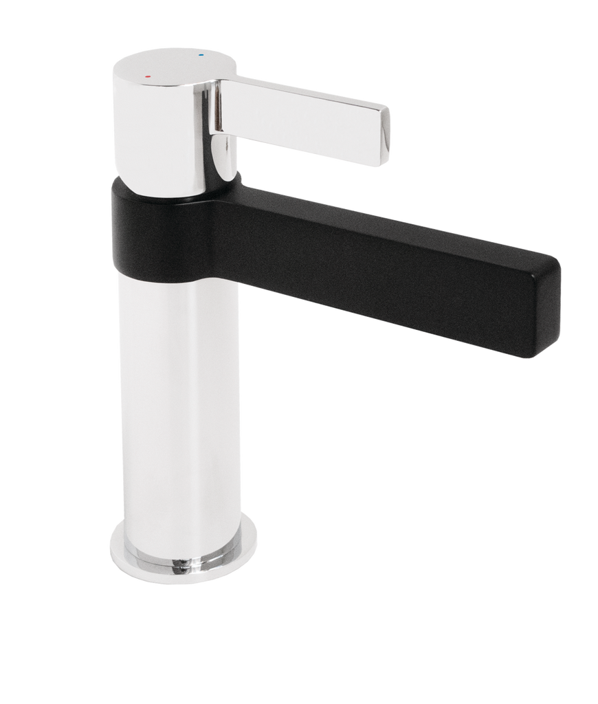 MARTINI BASIN MIXER MATTE BLACK/CHROME