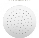 8 inch Round Chrome Twin Shower Set Bottom Inlet