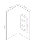 Moulded Shower Liner 1000 x 1000