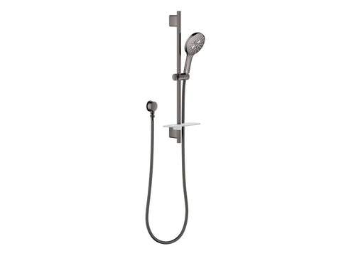 RAINSHOWER SMARTACTIVE SLIDE SHOWER ROUND HARD GRAPHITE