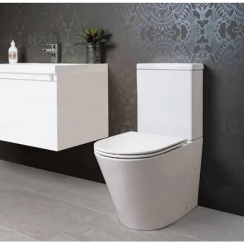 ENGLEFIELD EVORA BACK TO WALL TOILET SUITE WITH LOW PROFILE SEAT