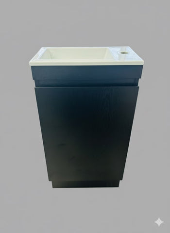 TAYLOR DARK OAK FLOORSTANDING VANITY 450MM