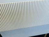 PLYWOOD 900 MATTE WHITE FLUTED VANITY WALLHUNG WITH CERAMIC TOP
