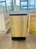 TAYLOR BLACK LIGHT-OAK FLOORSTANDING VANITY 450MM
