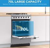 Midea 60cm Gas Cooktop Freestanding Stove 24DMS4G113