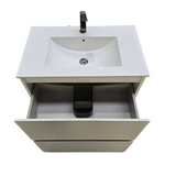 PLYWOOD 900 WHITE GLOSS VANITY FLOOR STANDING WITH CERAMIC TOP