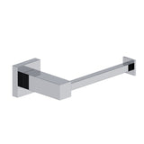 SQUARE TOILET ROLL HOLDER - CHROME - Bathroom Clearance