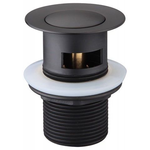 BLACK POP-UP WASTE 32MM - OVERFLOW