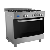 Midea 90cm Gas Cooktop Freestanding Stove 36QMS5GP48