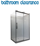 1200 x 800 Frameless Glass shower Enclosure - Bathroom Clearance