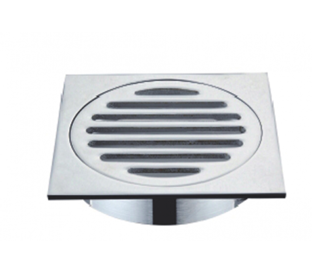 TILE GRATE 85X85MM - CHROME