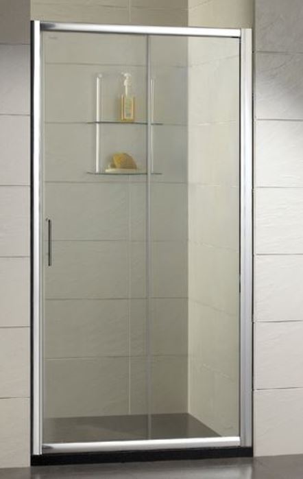 Alcove 1000 Chrome 2-Panel Shower