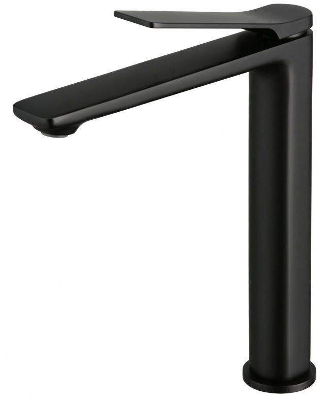 MIA TALL BASIN MIXER - MATTE BLACK - Bathroom Clearance