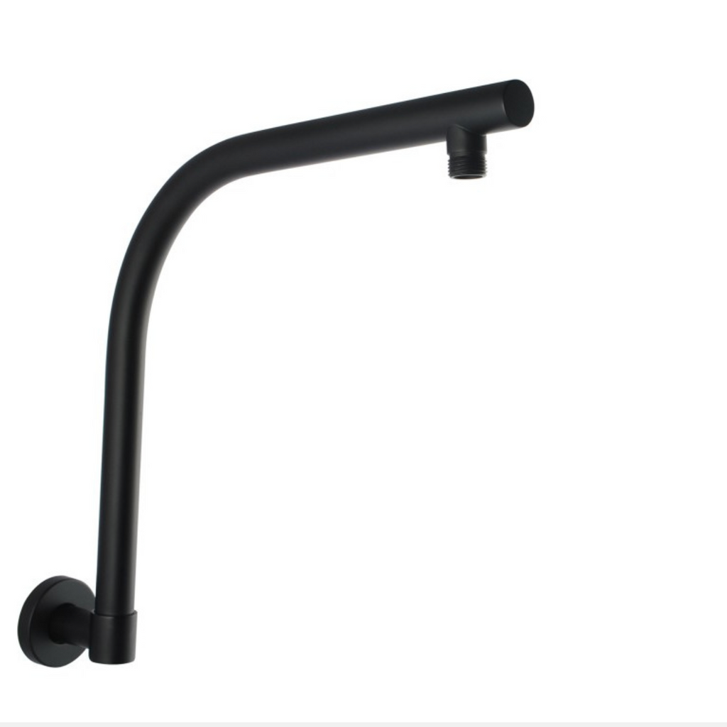 WALL SHOWER ARM - MATTE BLACK 372MM