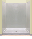 SHOWER LINER 900x1200x900 3 SIDED - Bathroom Clearance