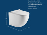 COSIMA WALL HUNG PAN - Bathroom Clearance
