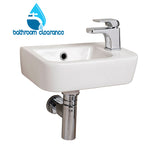 LEGEND  RIGHT HAND SMALL BASIN 375X245 - Bathroom Clearance