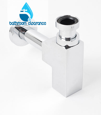 32mm MINIMAL SQUARE BOTTLE TRAP - Bathroom Clearance