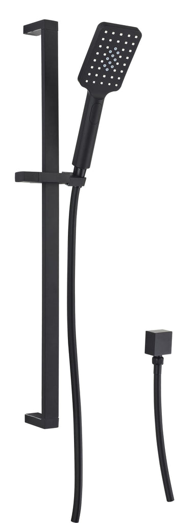 SHOWER SLIDER MATTE BLACK 3 FUNCTIONS - Bathroom Clearance